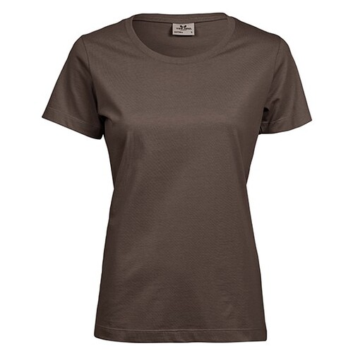 Tee Jays Women's Sof Tee (Chocolate, M)