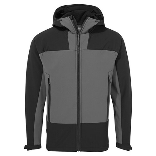 Craghoppers Expert Active Hooded Softshell (Carbon Grey, Black, XXL)