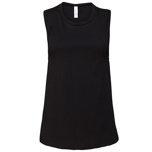 Canotta Bella Jersey Muscle Donna (Nero, L)