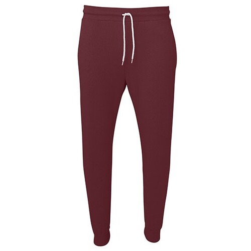 Pantalones de chándal de lona unisex (Granate, XXL)