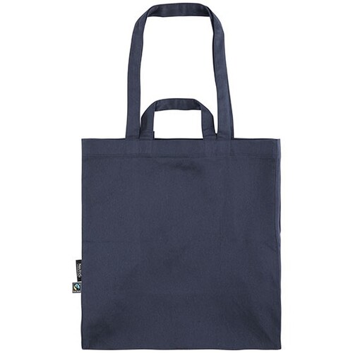 Neutral Twill Bag, Multiple Handles (Navy, 38 x 42 cm)