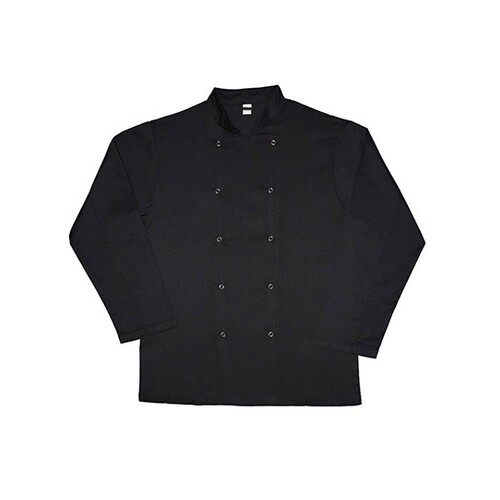 Dennys London Veste de chef unisexe à manches longues (Black, XXL)