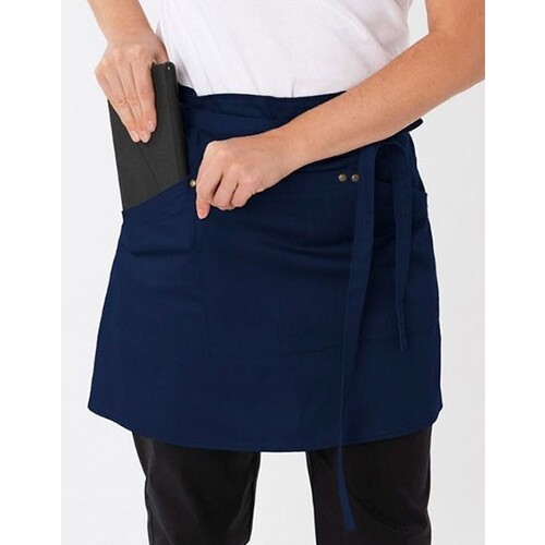 Le Chef Prep Utility Waist Apron (Navy, 91 x 45 cm)