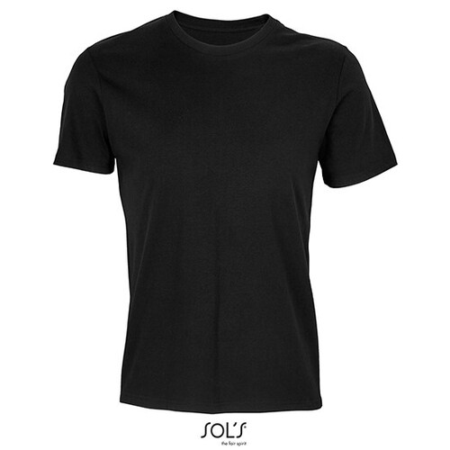 SOL'S Unisex Odyssey T-Shirt (Black, XXL)