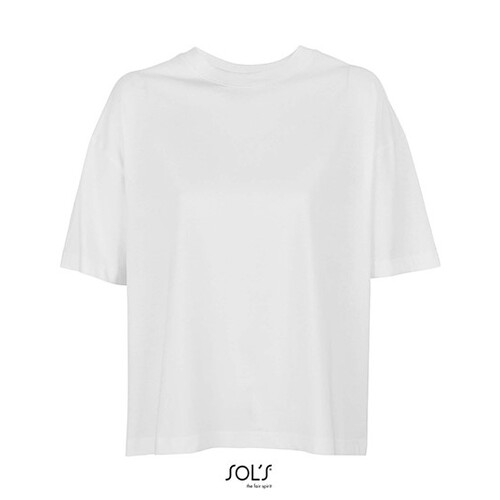 SOL´S Women´s Boxy Oversized T-Shirt (White, XL)