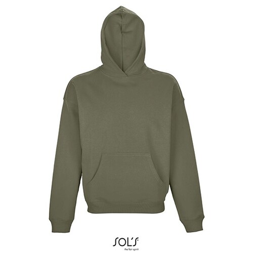 SOL'S Unisex Connor Oversized Hoodie (Khaki, S)