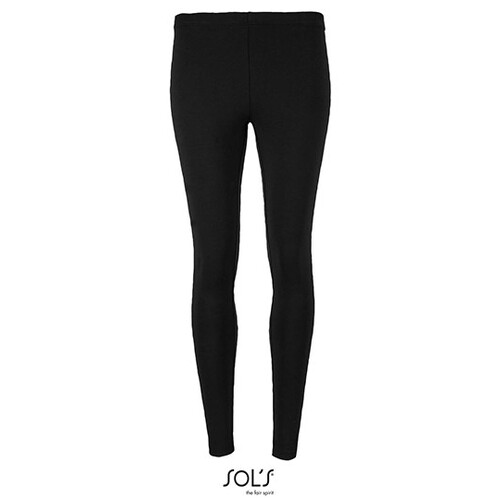 SOL'S Women's Jill Legging (Deep Black, L)