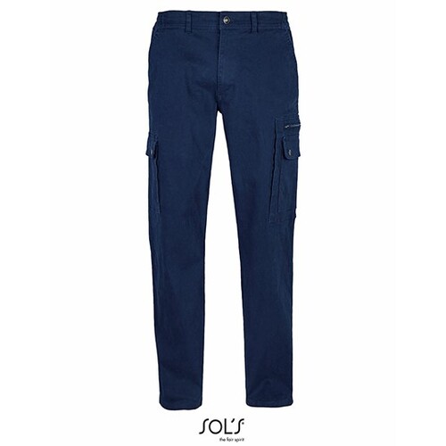 SOL'S Men's Docker Pants (Azul marino, 48)