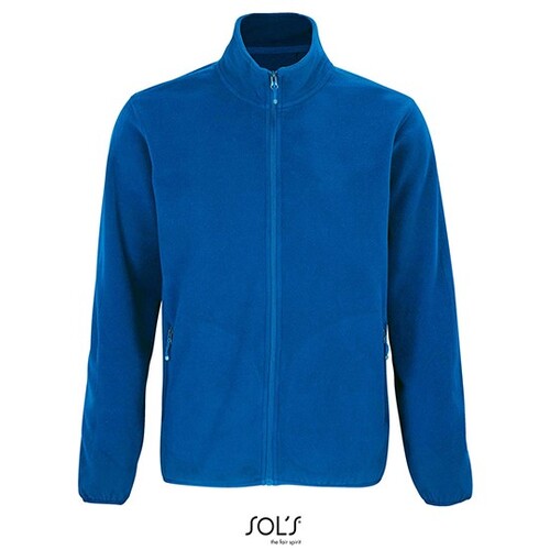 SOL'S Men's Factor Zipped Fleece Jacket (Royal Blue, L)