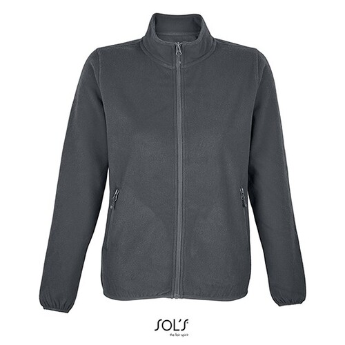 SOL'S Giacca in pile con zip Factor da donna (Charcoal Grey (Solid), 3XL)