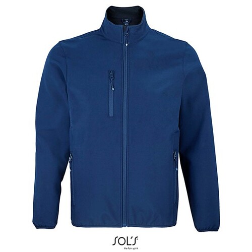 Chaqueta Softshell con cremallera Falcon, SOL'S Hombre (Abyss Blue, XXL)