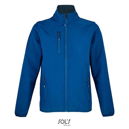 SOL'S Women's Falcon Zipped Softshell Jacket (Royal Blue, M)