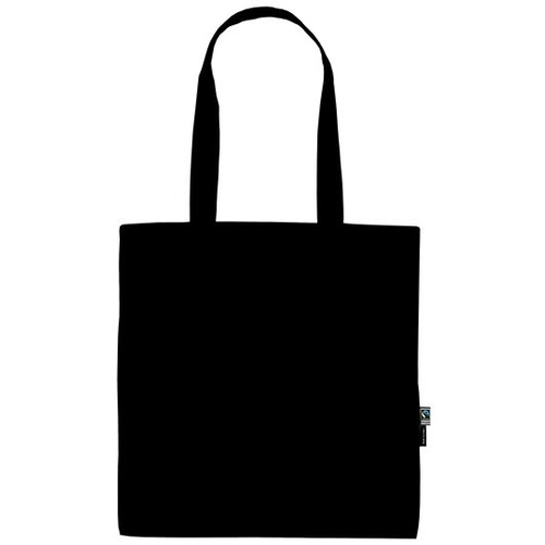 Tiger Cotton by Neutral Tiger Borsa della spesa in cotone con manici lunghi (Black, One Size)