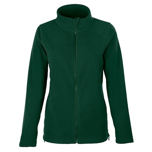 HRM Women's Full Zip Fleece Jacket (Bottle Green, XXL)