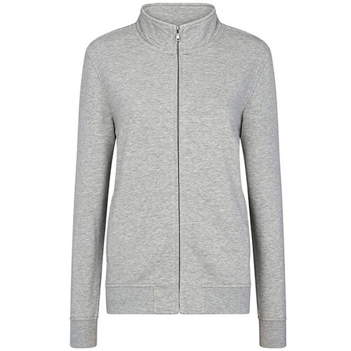 HRM Women's Premium Full-Zip Sweat Jacket (Grey Melange, 3XL)