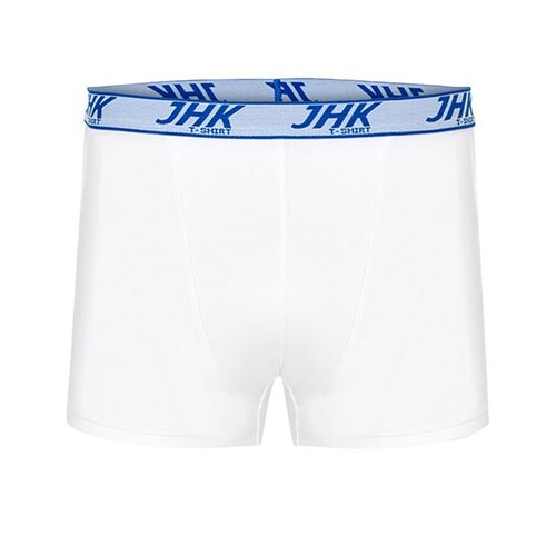 JHK Men's Short Boxer Briefs (3 Pack) (White, XXL)