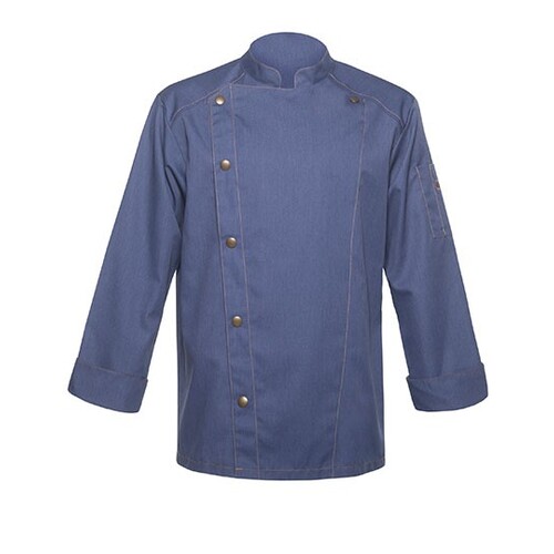 Karlowsky chef jacket jeans style (Vintage Blue (approx. Pantone 2108C), 68)
