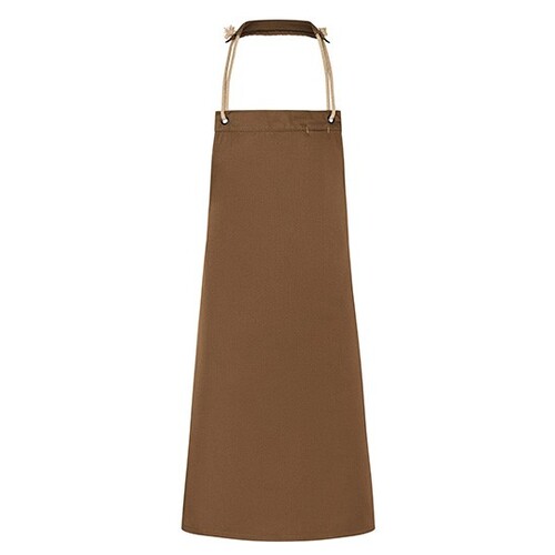 Karlowsky bib apron New-Nature (Cinnamon (ca. Pantone 2321C), 70 x 85 cm)