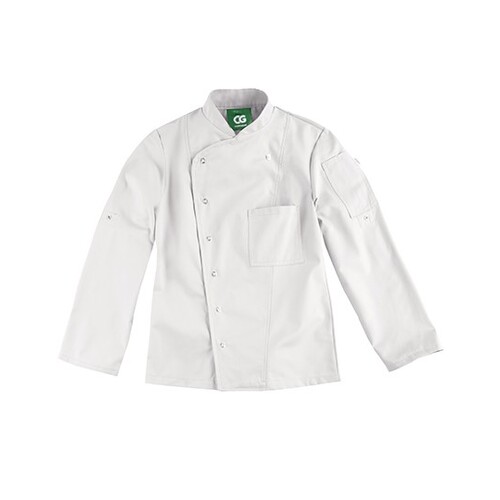 CG Workwear Ladies´ Chef Jacket Turin GreeNature (Cool Grey, 34)