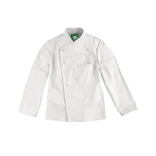 CG Workwear Ladies´ Chef Jacket Turin GreeNature (Cool Grey, 44)