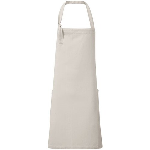 Premier Workwear 'Regenerate' Sustainable Bib Apron (Natural Denim (ca. Pantone 4755C), 86 x 72 cm)