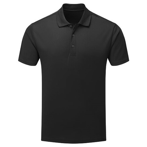 Premier Workwear Men's Spun-Dyed Sustainable Polo Shirt (Black, L)