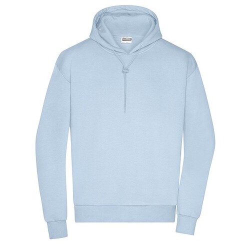 James&amp;Nicholson Men's Lounge Hoody (Light Blue, L)