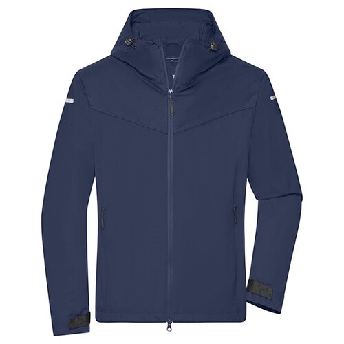 James&amp;Nicholson Men's Allweather Jacket (Navy, L)