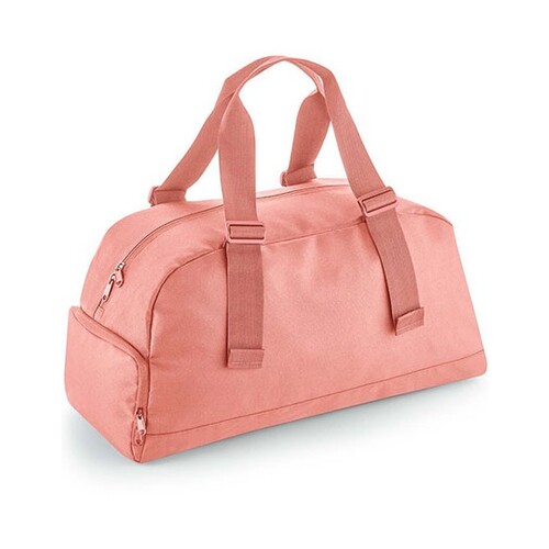 BagBase Recycled Essentials Holdall (Blush Pink, 55 x 28 x 25 cm)