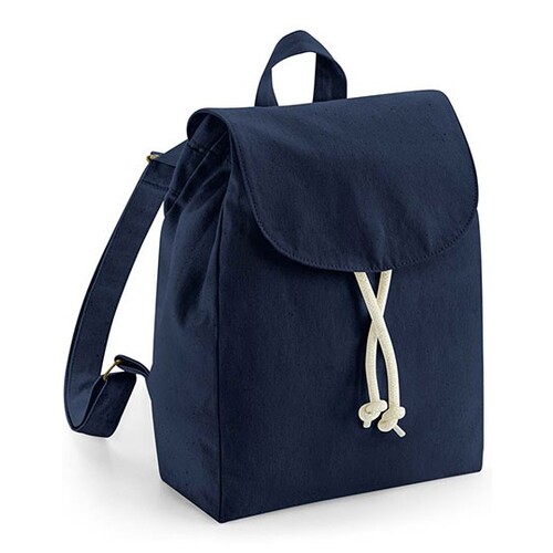 Westford Mill EarthAware® Organic Mini Backpack (French Navy, 22 x 30 x 12 cm)