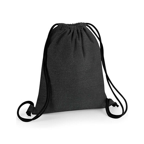 Westford Mill Revive Recycled Gymsac (Black, 37 x 46 cm)