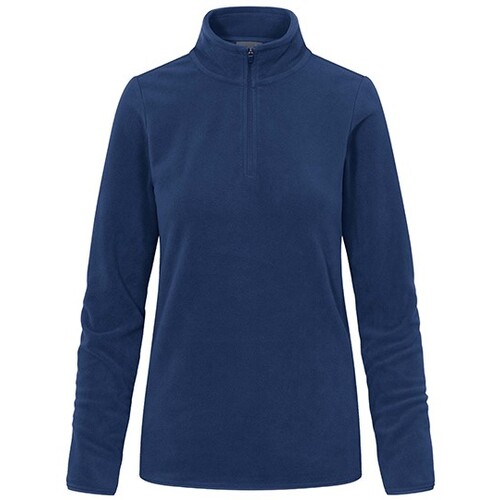 Promodoro Women's Recycled Fleece Troyer (French Navy, L)