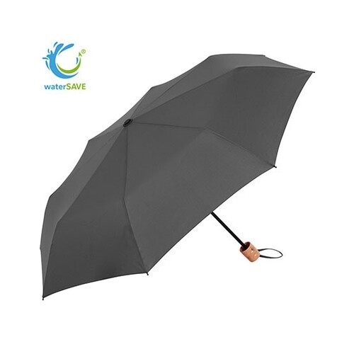 FARE Mini Pocket Umbrella EcoBrella, waterSAVE®. (Grey, Ø 98 cm)