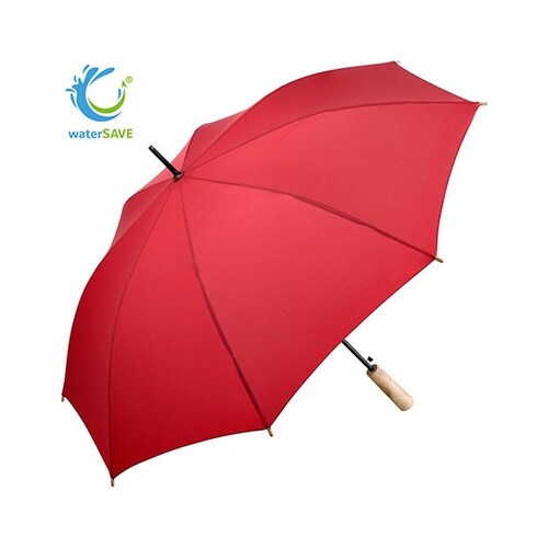 FARE AC stick umbrella ÖkoBrella, waterSAVE® (Red, Ø 105 cm)