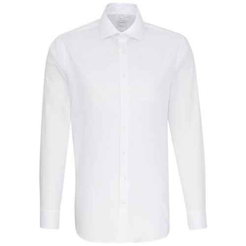 Seidensticker Men's Shirt Regular Fit Oxford Longsleeve (White, 48)