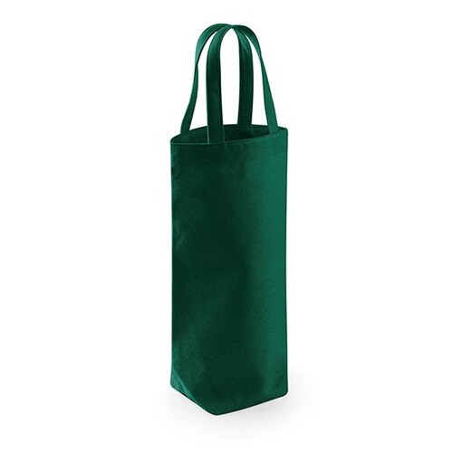 Westford Mill Fairtrade Cotton Bottle Bag (Bottle Green, 8 x 27 x 8 cm)