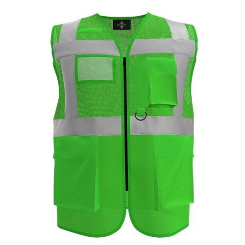 Korntex Multifunctional Hi-Vis Mesh Vest Athens (Green, 5XL)