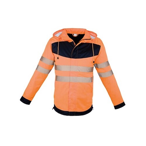 Korntex EOS Hi-Vis Workwear Parka With Printing Area (Signal Orange, Black, L)