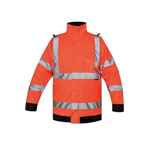 Korntex Hi-Vis Light Rain Jacket Kaunas (Signal Orange, S)