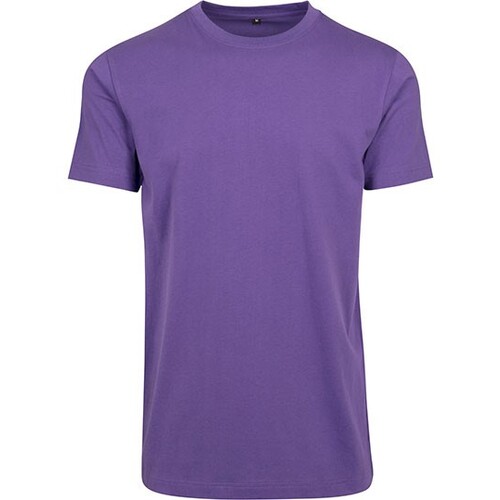 Build Your Brand T-Shirt Round Neck (Ultraviolett, 4XL)