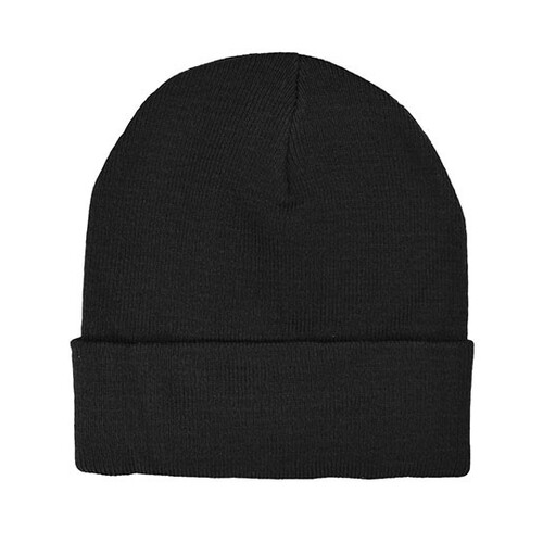 L-merch rPET Beanie (Black, One Size)