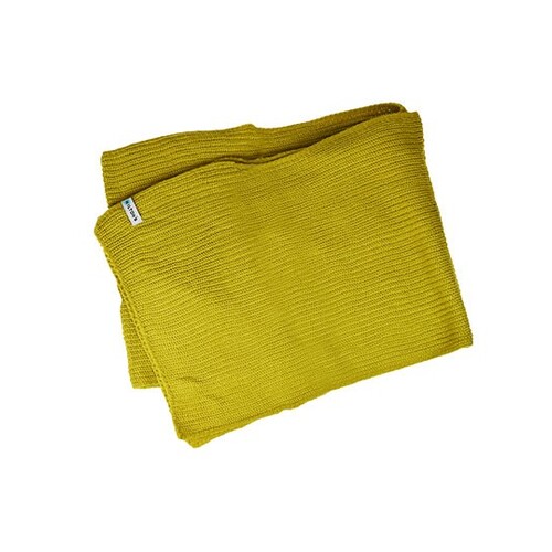 L-merch Knitted Scarf (Mustard, 160 x 25 cm)