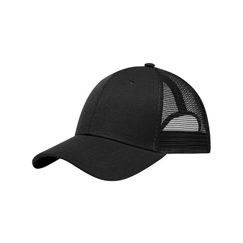 L-merch Trucker Cap Medium Profile (Black, One Size)