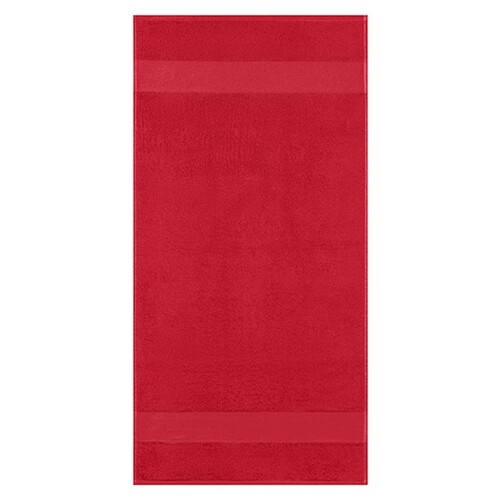 Asciugamano a L (Red, 100 x 50 cm)