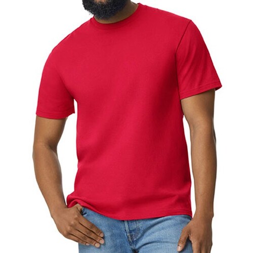 Camiseta Gildan Softstyle® Midweight Adulto (Red, M)