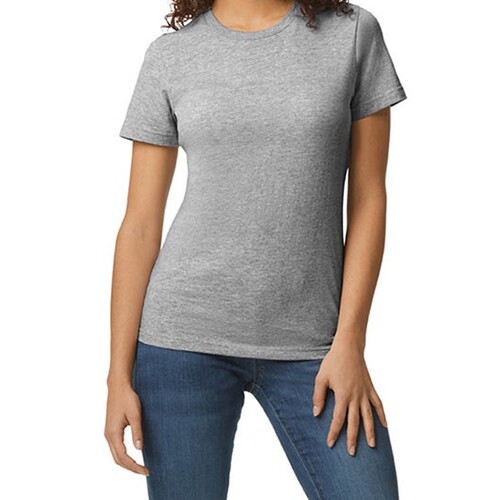 T-shirt Gildan Softstyle® Midweight pour femmes (Sport Grey (Heather), M)