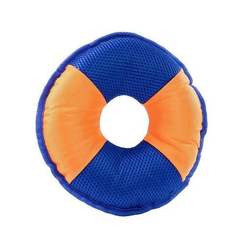 Mbw MiniFeet® Giocattolo per cani Disco volante (arancione, blu, M)