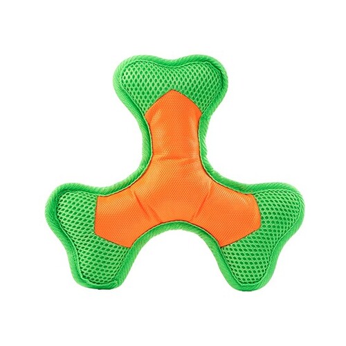 Mbw MiniFeet® Dog Toy Flying Triple (Orange, Green, S)