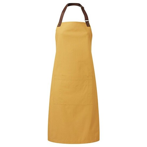 Premier Workwear Annex Oxford Bib Apron (Mustard (ca. Pantone 7405), 72 x 86 cm)