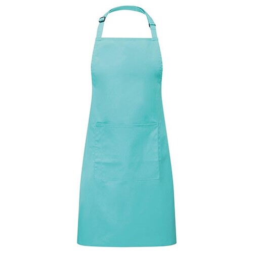 Premier Workwear Colours Collection Bib Apron With Pocket (Duck Egg Blue (ca. Pantone 7466C), 72 x 86 cm)